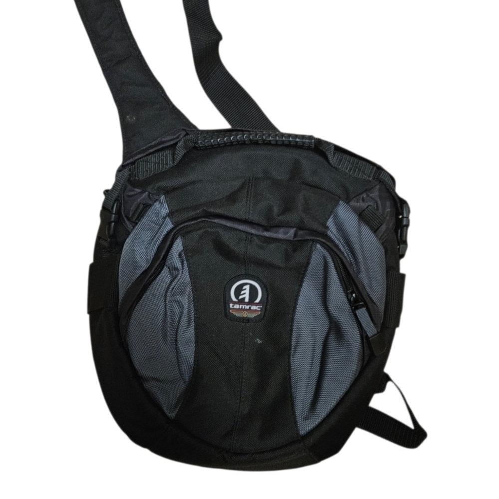 Tamrac DSLR Camera Bag Sling Crossbody Waist Pack Black Padded Case